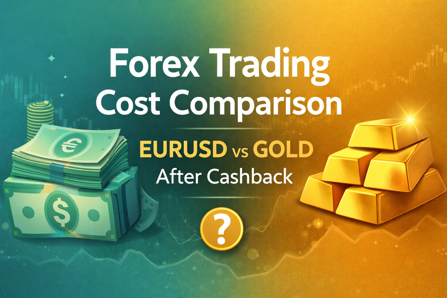 EURUSD vs Gold Trading Costs After Cashback. Which Broker Is Actually Cheapest?