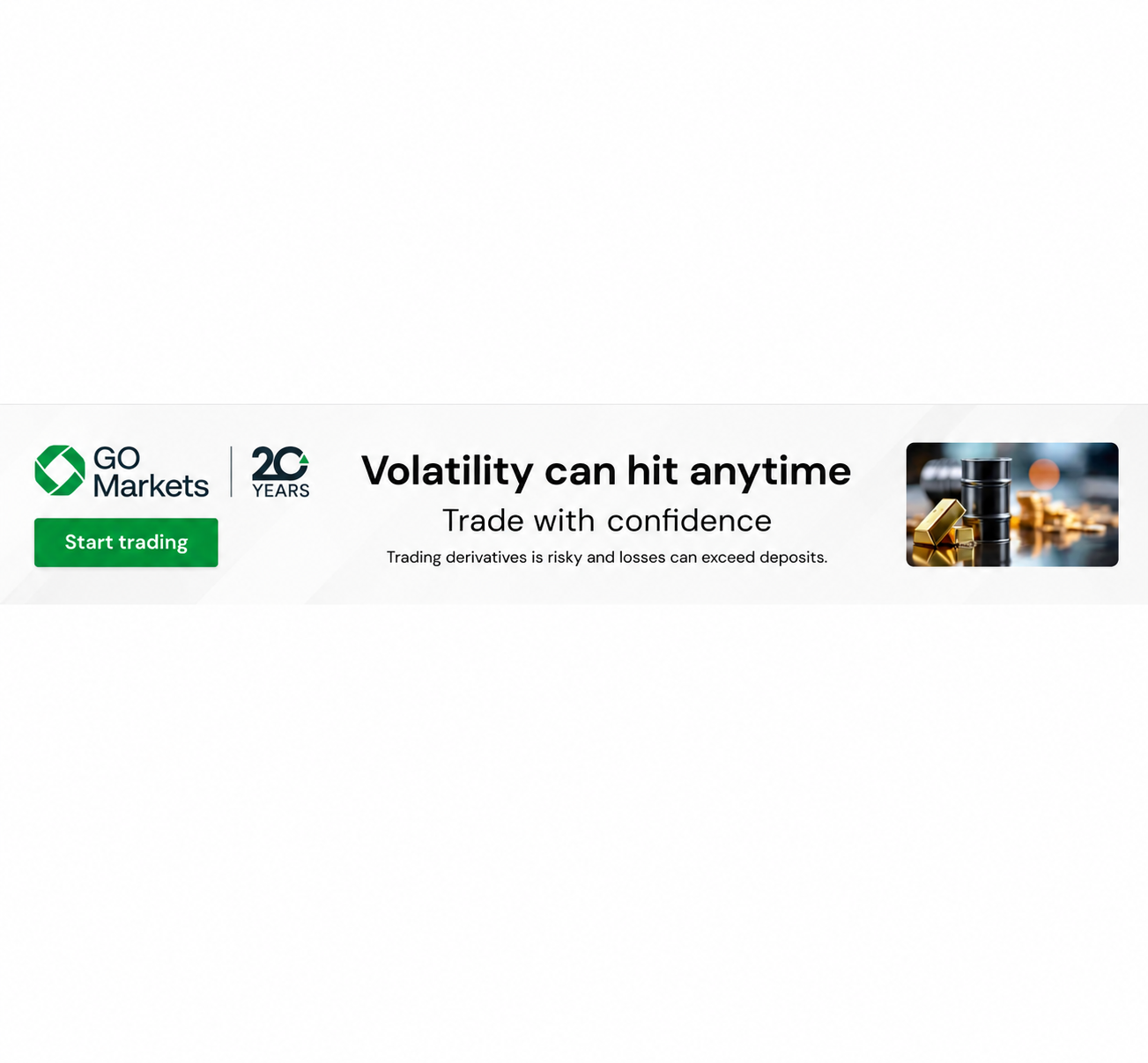 GO Markets trading banner promoting forex, commodities, gold, oil and CFD trading